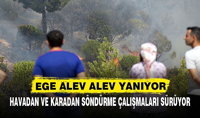 EGE ALEV ALEV YANIYOR
