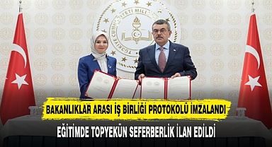 EĞİTİMDE TOPYEKÜN SEFERBERLİK İLAN EDİLDİ