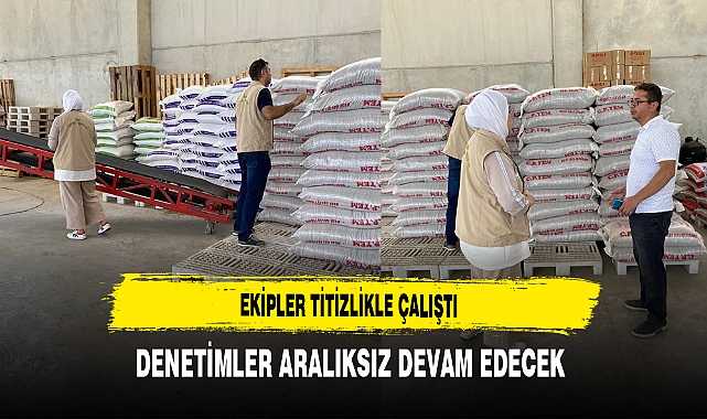 Ekipler Titizlikle Çalıştı Denetimler Aralıksız Devam Edecek