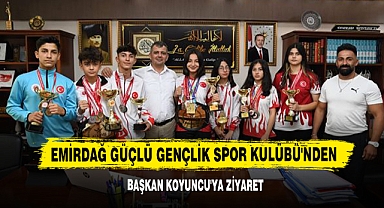 Emirdağ Güçlü Gençlik Spor Kulübü'nden Başkan Koyuncu'ya Ziyaret