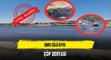 Emre Gölü Kıyısı Çöp Deryası