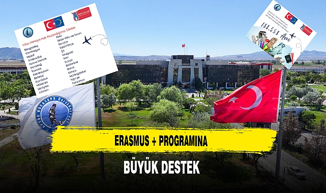 ERASMUS + Programına Büyük Destek