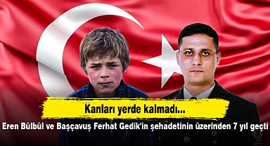 Eren Bülbül ve Başçavuş Ferhat Gedik'in şehadetinin üzerinden 7 yıl geçti