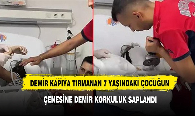 Feci Olay: 7 Yaşındaki Çocuğun Çenesine Demir Korkuluk Saplandı