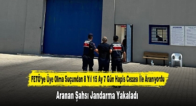 FETÖ’ye Üye Olma Suçundan Aranan Şahsı Jandarma Yakaladı