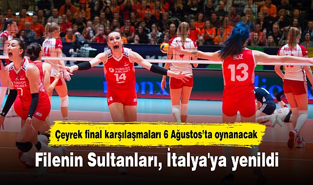 Filenin Sultanları, İtalya'ya yenildi