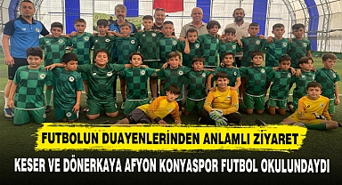 FUTBOLUN DUAYENLERİNDEN ANLAMLI ZİYARET
