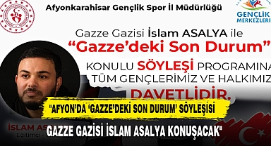 ‘GAZZE’DEKİ SON DURUM’ SÖYLEŞİSİ