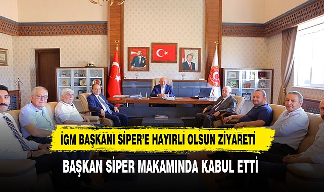 GECEK TERMAL 'DEN BAŞKAN SİPER'E HAYIRLI OLSUN ZİYARETİ