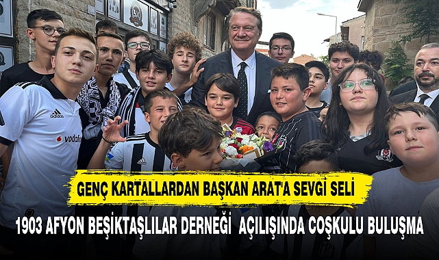 GENÇ KARTALLARDAN BAŞKAN ARAT'A SEVGİ SELİ