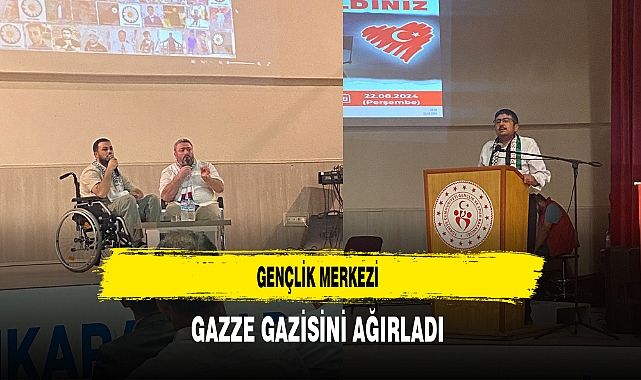 Gençlik Merkezi Gazze Gazisini Ağırladı