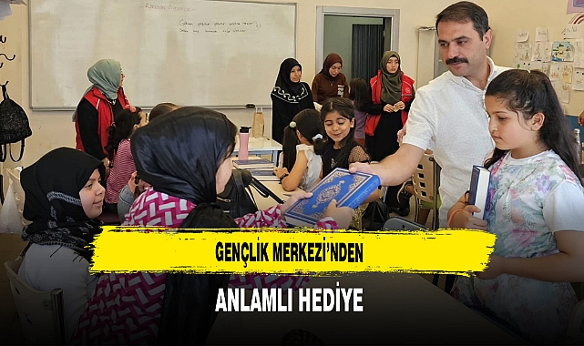 Gençlik Merkezi’nden Anlamlı Hediye