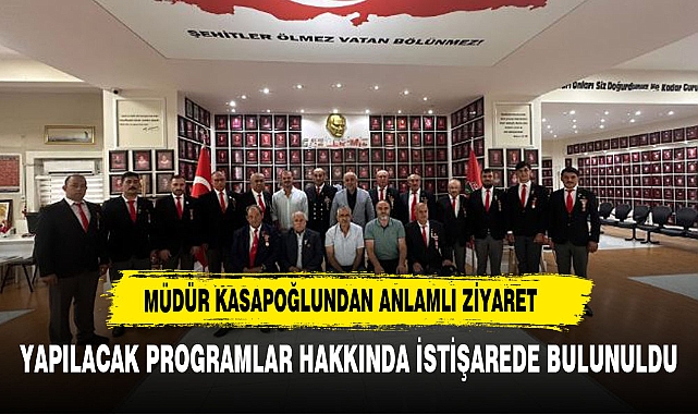 Gençlik Spor İl Müdürü Kasapoğlu ve Şube Müdürü Kamberoğlu'ndan Anlamlı Ziyaret