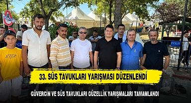 GÜVERCİN VE SÜS TAVUKLARI GÜZELLİK YARIŞMALARI TAMAMLANDI