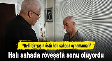 Halı sahada röveşata sonu oluyordu