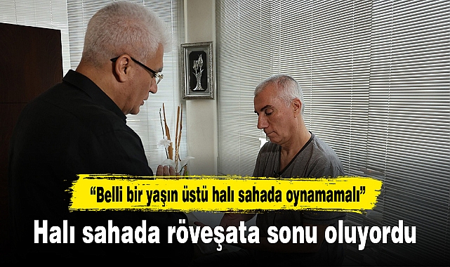 Halı sahada röveşata sonu oluyordu