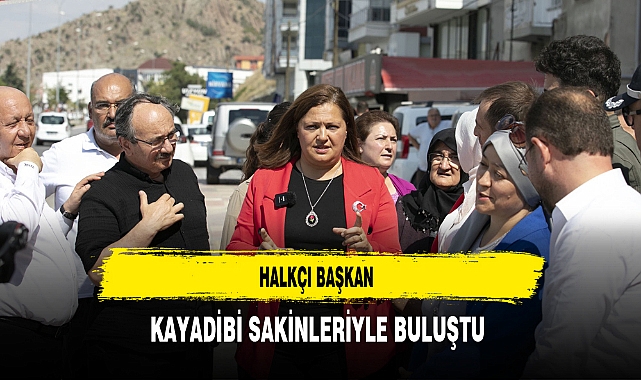 Halkçı Başkan Kayadibi Sakinleriyle Buluştu