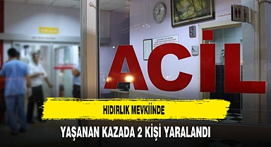 Hıdırlık Mevkiinde Yaşanan Kazada 2 Kişi Yaralandı