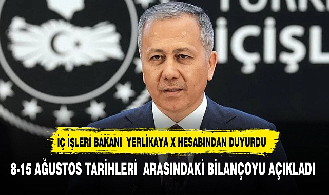 İçişleri Bakanı Ali Yerlikaya’dan Trafik Güvenliği Açıklaması