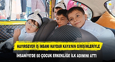 İhsaniye'de 50 Çocuk Erkekliğe İlk Adımını Attı