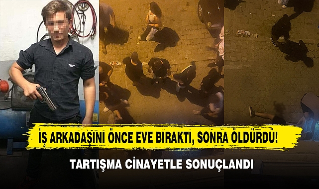 İş Arkadaşını Önce Eve Bıraktı, Sonra Öldürdü!