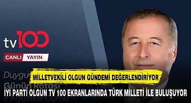 İYİ Parti Hukuk ve Seçim İşleri Başkanı Hakan Şeref Olgun, TV 100'de Gündemi Değerlendirdi