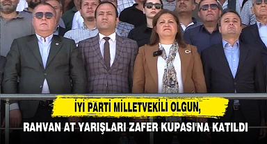 İYİ Parti Milletvekili Olgun, Rahvan At Yarışları Zafer Kupası'na Katıldı