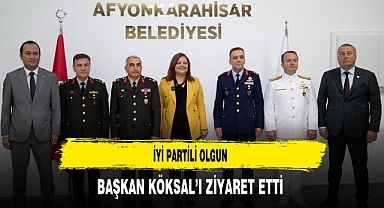 İYİ Partili Olgun Başkan Köksal’ı Ziyaret Etti