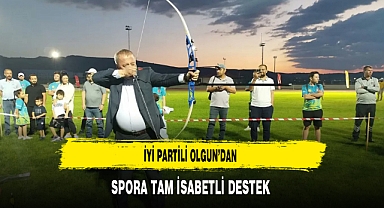 İYİ Partili Olgun'dan Spora Tam İsabetli Destek