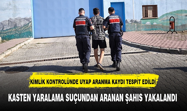 KASTEN YARALAMA SUÇUNDAN ARANAN ŞAHIS YAKALANDI