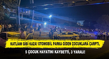 Katliam Gibi Kaza! Otomobil Parka Giden Çocuklara Çarptı, 5 Çocuk Hayatını Kaybetti!