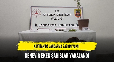 Kayıhan’da Jandarma Baskın Yaptı Kenevir Eken Şahıslar Yakalandı.