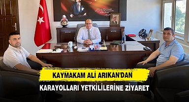 Kaymakam Ali Arıkan'dan Karayolları Yetkililerine Ziyaret