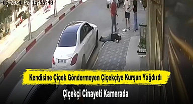 Kendisine Çiçek Göndermeyen Çiçekçiye Kurşun Yağdırdı