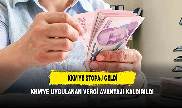 KKM'YE Stopaj Geldi