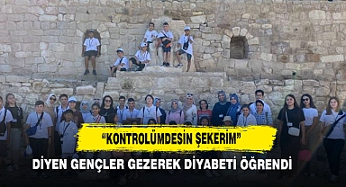 “Kontrolümdesin Şekerim” Diyen Gençler Gezerek Diyabeti Öğrendi