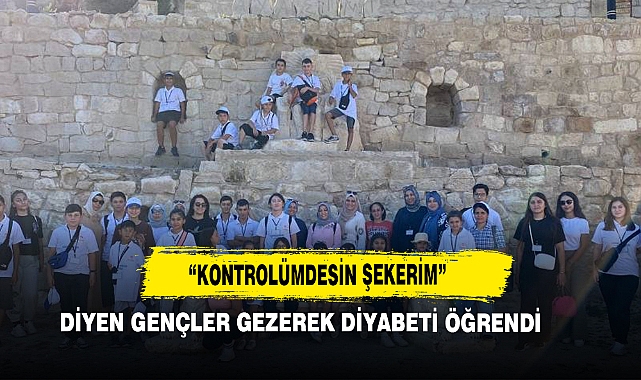“Kontrolümdesin Şekerim” Diyen Gençler Gezerek Diyabeti Öğrendi
