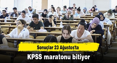 KPSS maratonu bitiyor