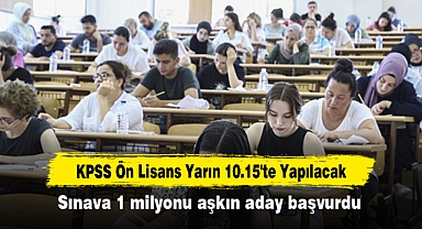 KPSS Ön Lisans Yarın 10.15'te Yapılacak