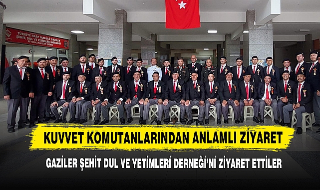 Kuvvet Komutanlarından Anlamlı Ziyaret