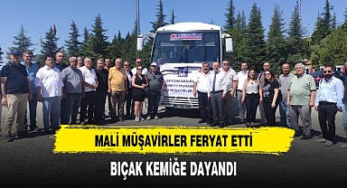 MALİ MÜŞAVİRLER FERYAT ETTİ:BIÇAK KEMİĞE DAYANDI