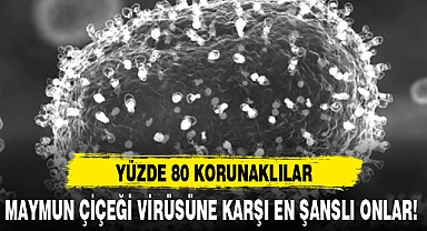 MAYMUN ÇİÇEĞİ VİRÜSÜNE KARŞI EN ŞANSLI ONLAR!