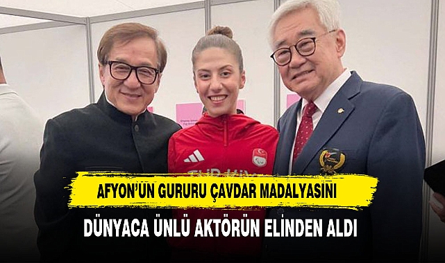 Meryem Betül Çavdar bronz madalyasını Dünyaca ünlü aktörden aldı