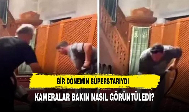 Mesut Özil, cami temizlerken görüntülendi