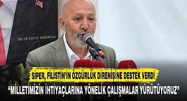 “MİLLETİMİZİN İHTİYAÇLARINA YÖNELİK ÇALIŞMALAR YÜRÜTÜYORUZ”