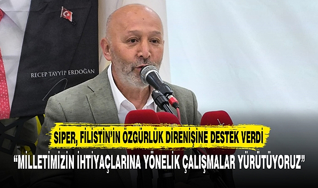 “MİLLETİMİZİN İHTİYAÇLARINA YÖNELİK ÇALIŞMALAR YÜRÜTÜYORUZ”