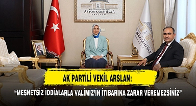 Milletvekili Arslan: Mesnetsiz İddialarla Valimiz'in İtibarına Zarar Veremezsiniz