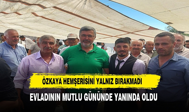 Milletvekili Özkaya, Doğanlı Kasabası'nda Sünnet Merasimine Katıldı