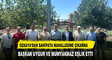 Milletvekili Özkaya Sahipata Mahallesini Ziyaret Etti