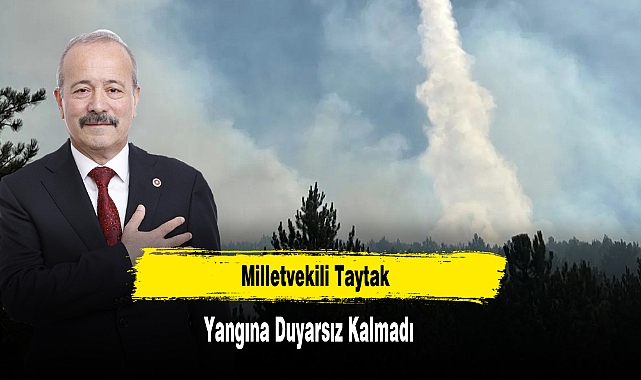 Milletvekili Taytak Yangına Duyarsız Kalmadı